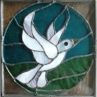 Vitral en cinta de cobre